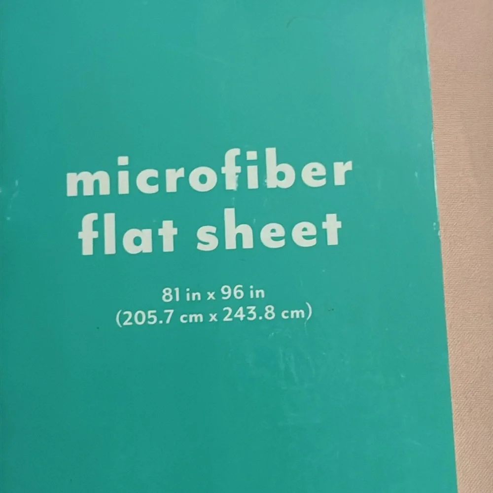 Pillowfort Microfiber Full Just Peachy Flat Sheet